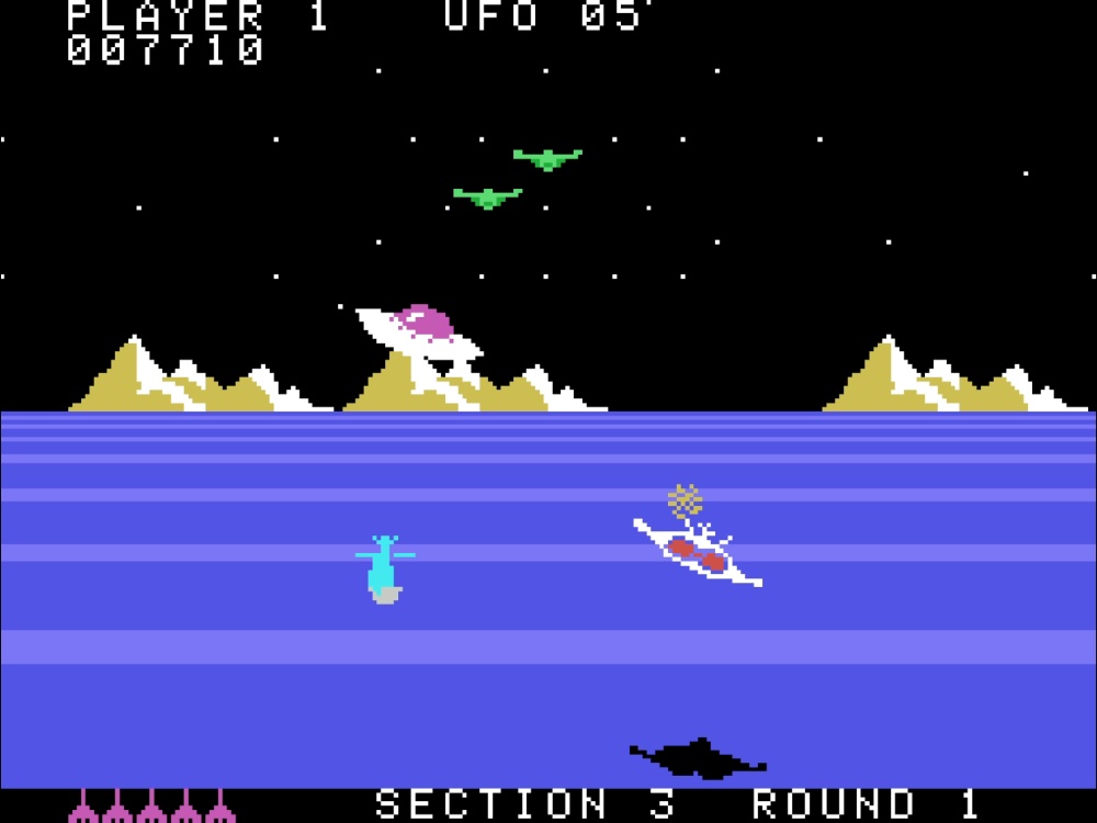 Gameplay of Buck Rogers: Planet of Zoom for Colecovision